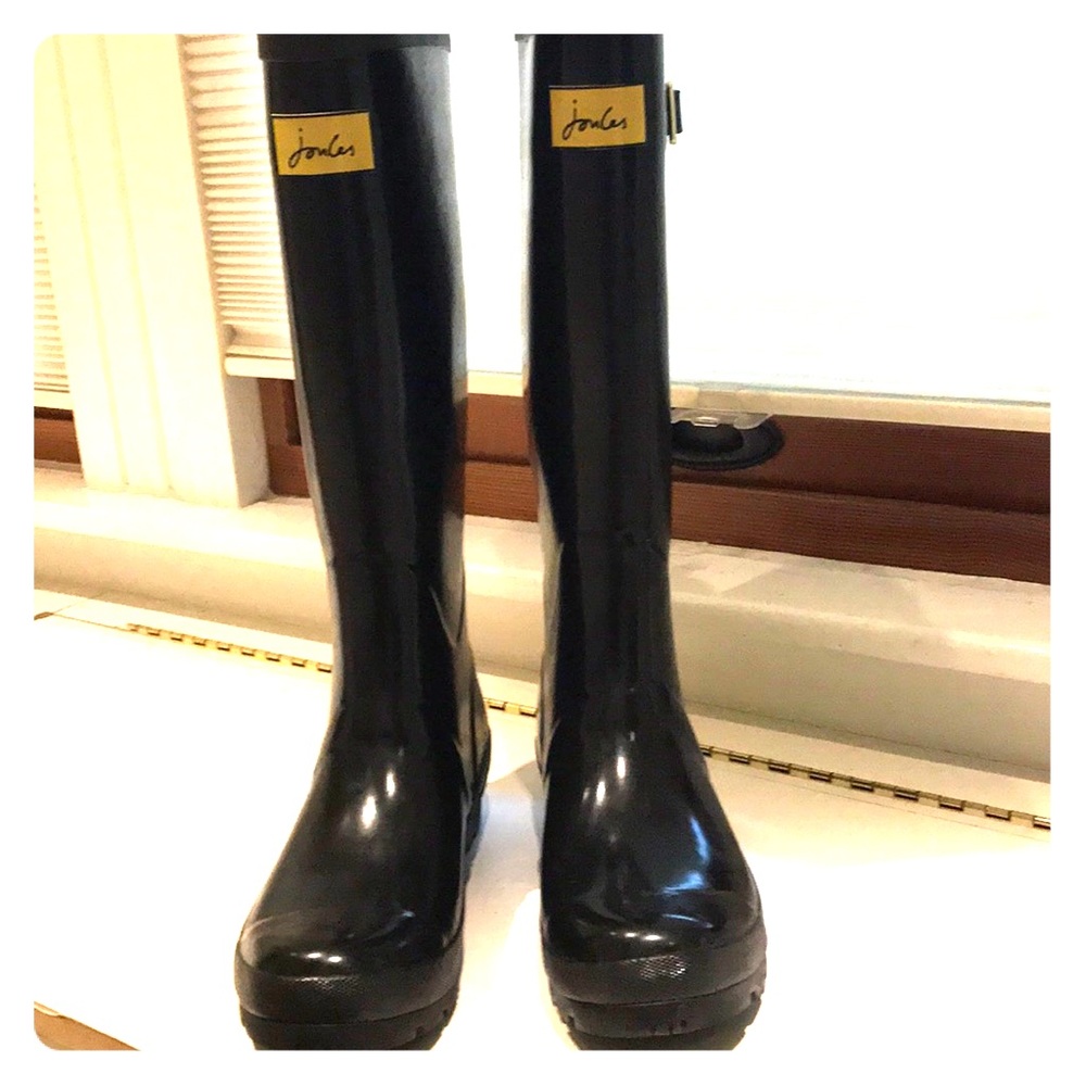 Joules rain boots size 10